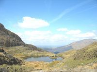 Llyn Glas, Crib Goch